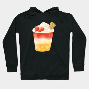 Strawberry and peach parfait Hoodie